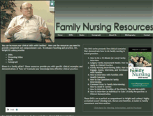 Tablet Screenshot of familynursingresources.com